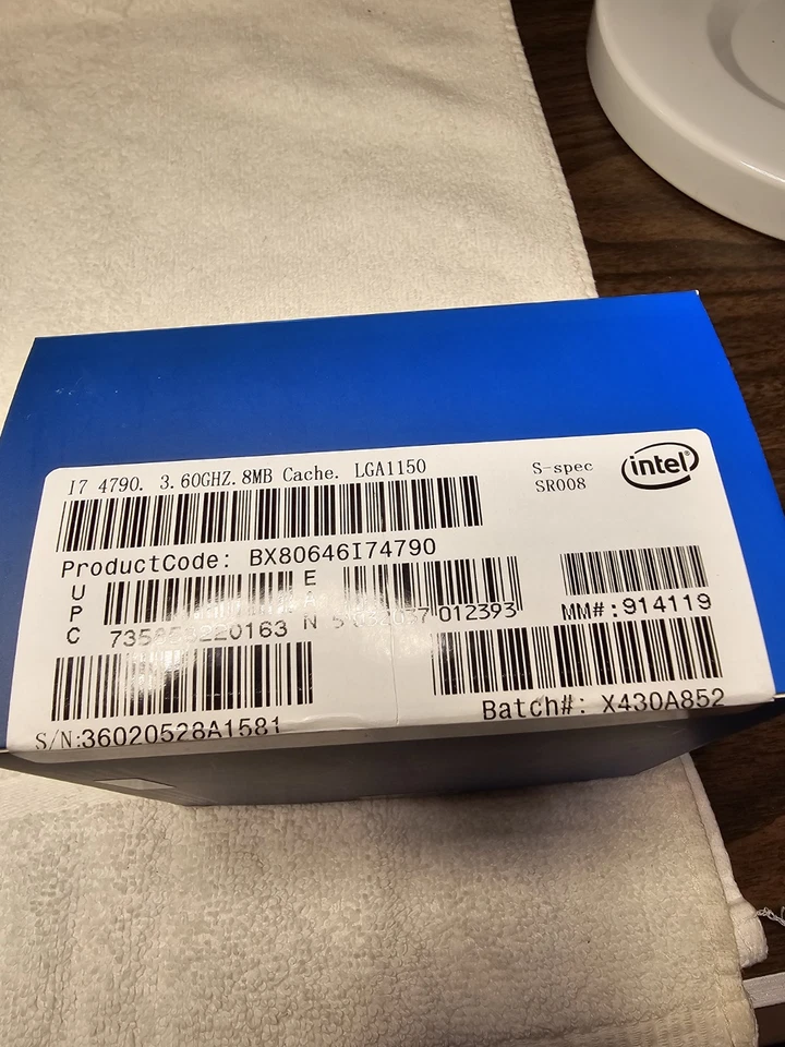 Intel Core i7-4790 3.6GHz Quad-Core Processor - Image 2 of 4