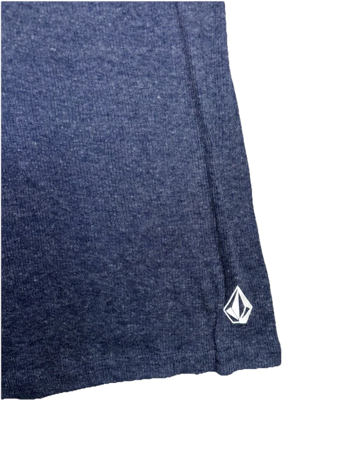 Volcom Womens Large Ribbed Tank Top Logo Stretchy Grunge Casual Buttery Soft! - Image 2 of 4