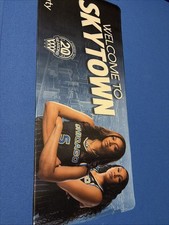 WNBA Chicago Sky 20th Anniversary Computer Mat 12 x 24 Inches New Sealed Rare