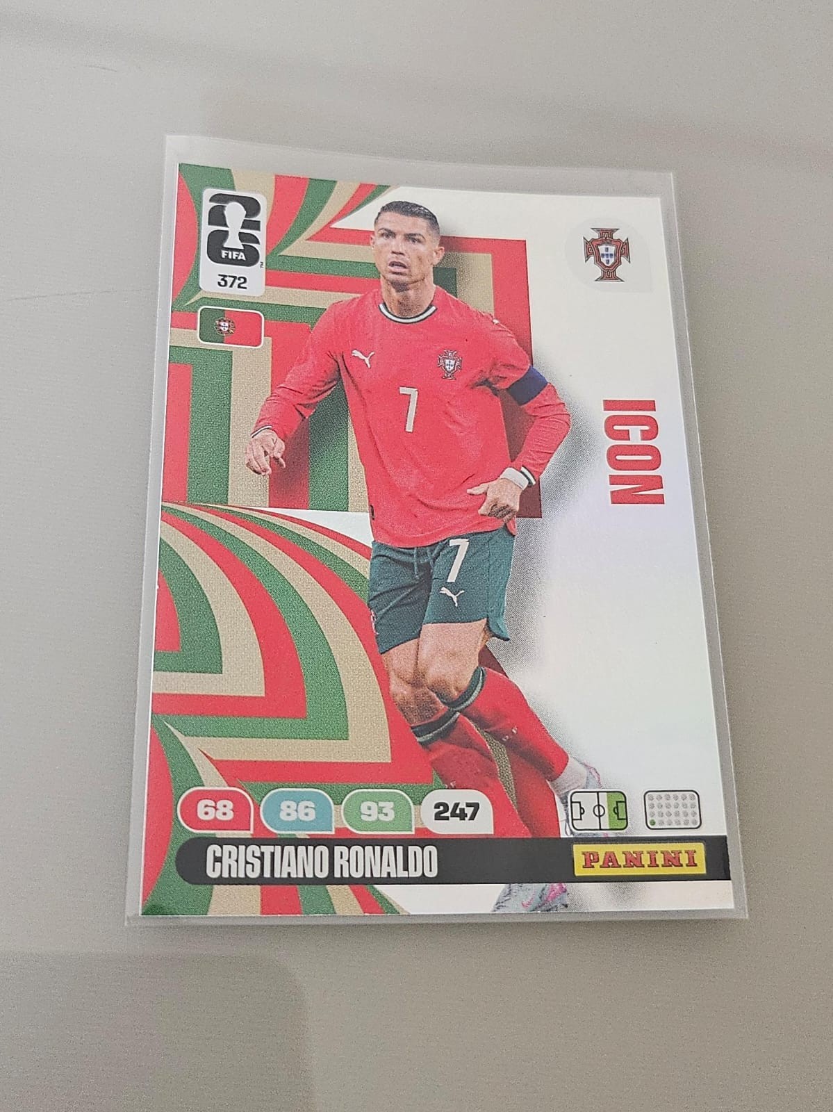 2026 Panini FIFA World Cup Adrenalyn XL #372 Cristiano Ronaldo Icon Portugal