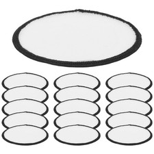 2X(16 Stück Sublimation Patch Rohlinge Qualitätsstoff Bügelbild Rund Rohling3009