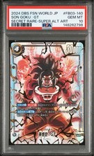 PSA Son Goku GT Super Parallel FB03 140 Trading Card Rare Authentic