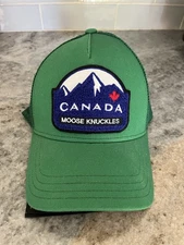 NWT Moose Knuckles Canadiana Patch Cap Hat
