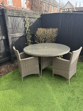 Rattan Table And Chairs Garden Furniture 