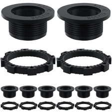 8Pcs 20Mm/0.8Inch Black round Rocker Switch Shell Mounting Panel Waterproof Dust