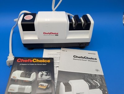 Chef's Choice Model 100 Diamond Hone Electric Knife Sharpener w/ Box Tested