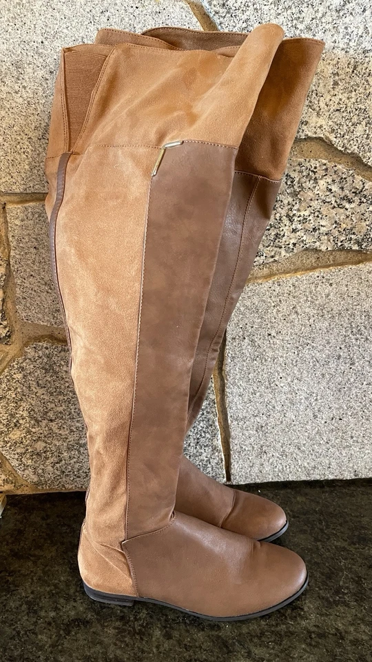 Tall Boot Womens Size 8.5 (brown) - Image 2 of 4