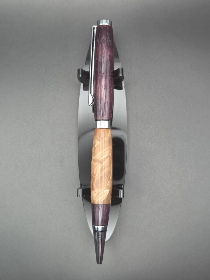 Hand-Turned Wooden Slimline Pen (Pen #36) - Image 2 of 3