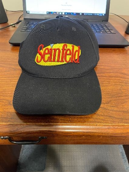 Seinfeld Black Adjustable Snapback Hat Officially… - image 1