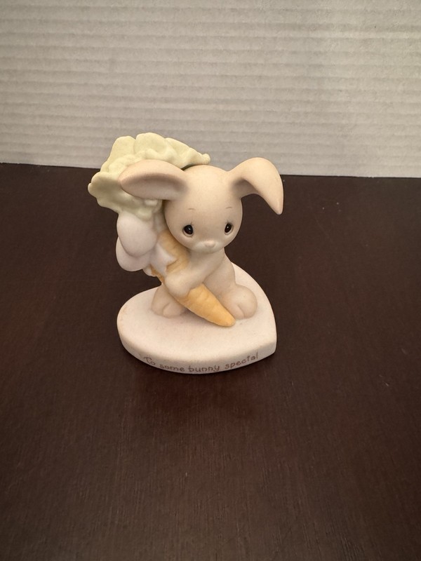 PRECIOUS MOMENTS TO SOME BUNNY SPECIAL E 9282 FIGURINE VTG '82 JONATHAN & DAVID
