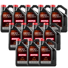 Motul 8100 POWER 5W-40 5L Full Synthetic Ester Motor Oil API SP 111809 12 Pack 46.89 per gallon
