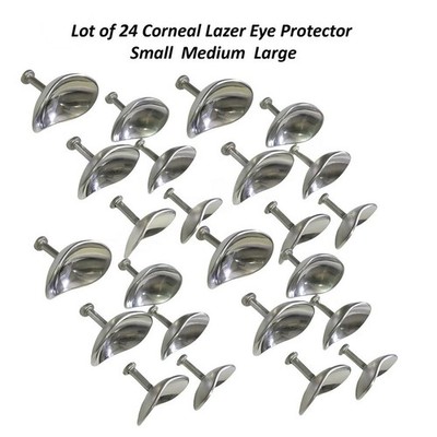 24 Corneal Laser Eye Shield Protector Ocular Opthalmic Eye Protector S,M ,L