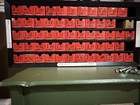 Vintage Pik A Nut Metal Display for Nuts & Bolts Man Cave w/56 Empty Boxes — photo 2