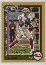 2022 Panini Classics Timeless Tributes Gold 24/99 Trey Lance #87 0q3