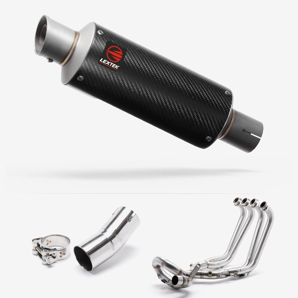 Lextek Stainless Steel GP8C Full Exhaust System for Honda CB1000R (18-21)