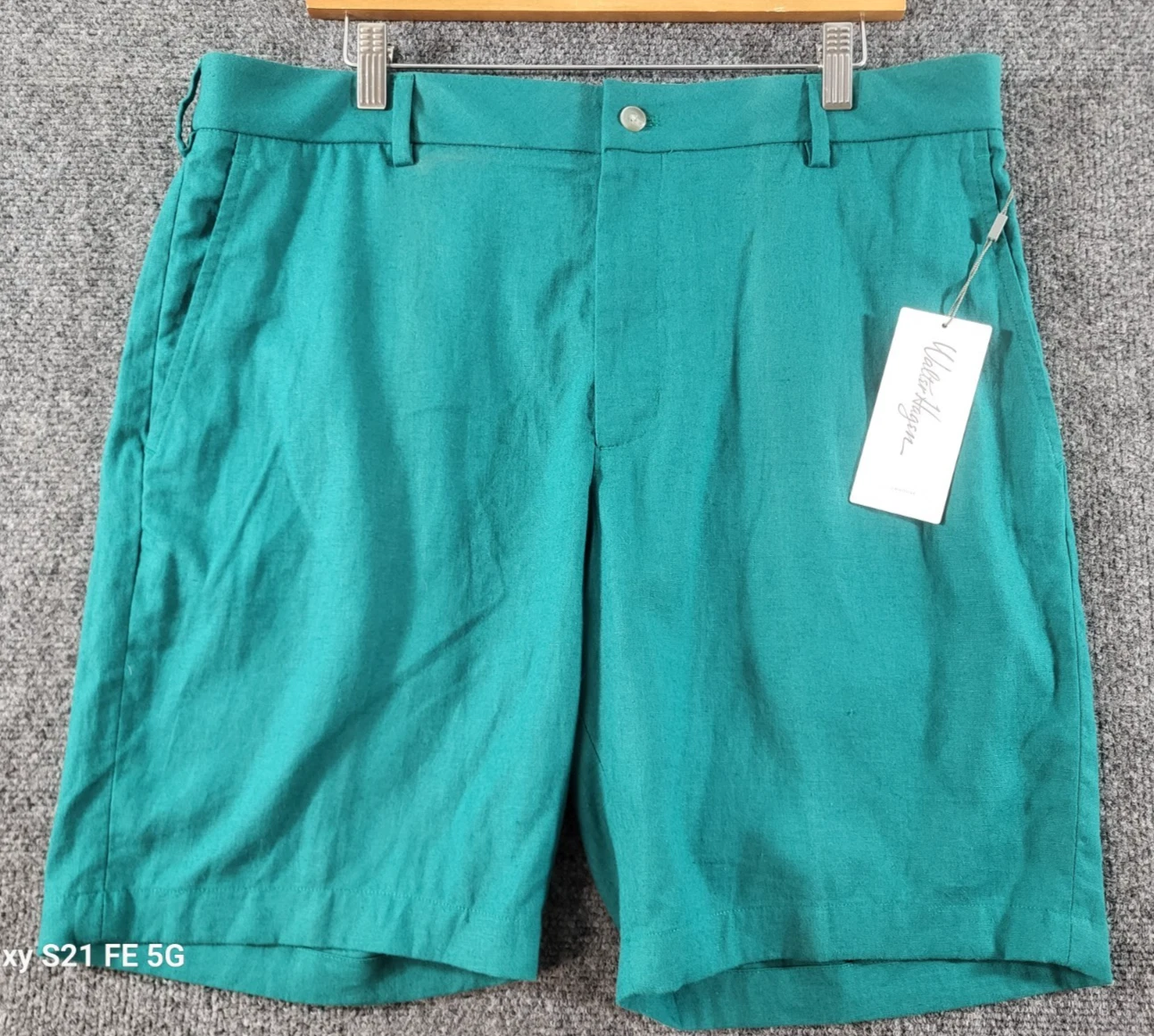Walter Hagen Clubhouse Linen Shorts Mens 36x9 Clubhouse Green Flat Front NWT
Opens in a new window o