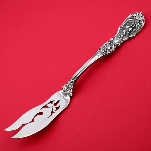 Rare Sterling Silver Reed & Barton Francis I Pierced Cheese Serving Fork No Mono