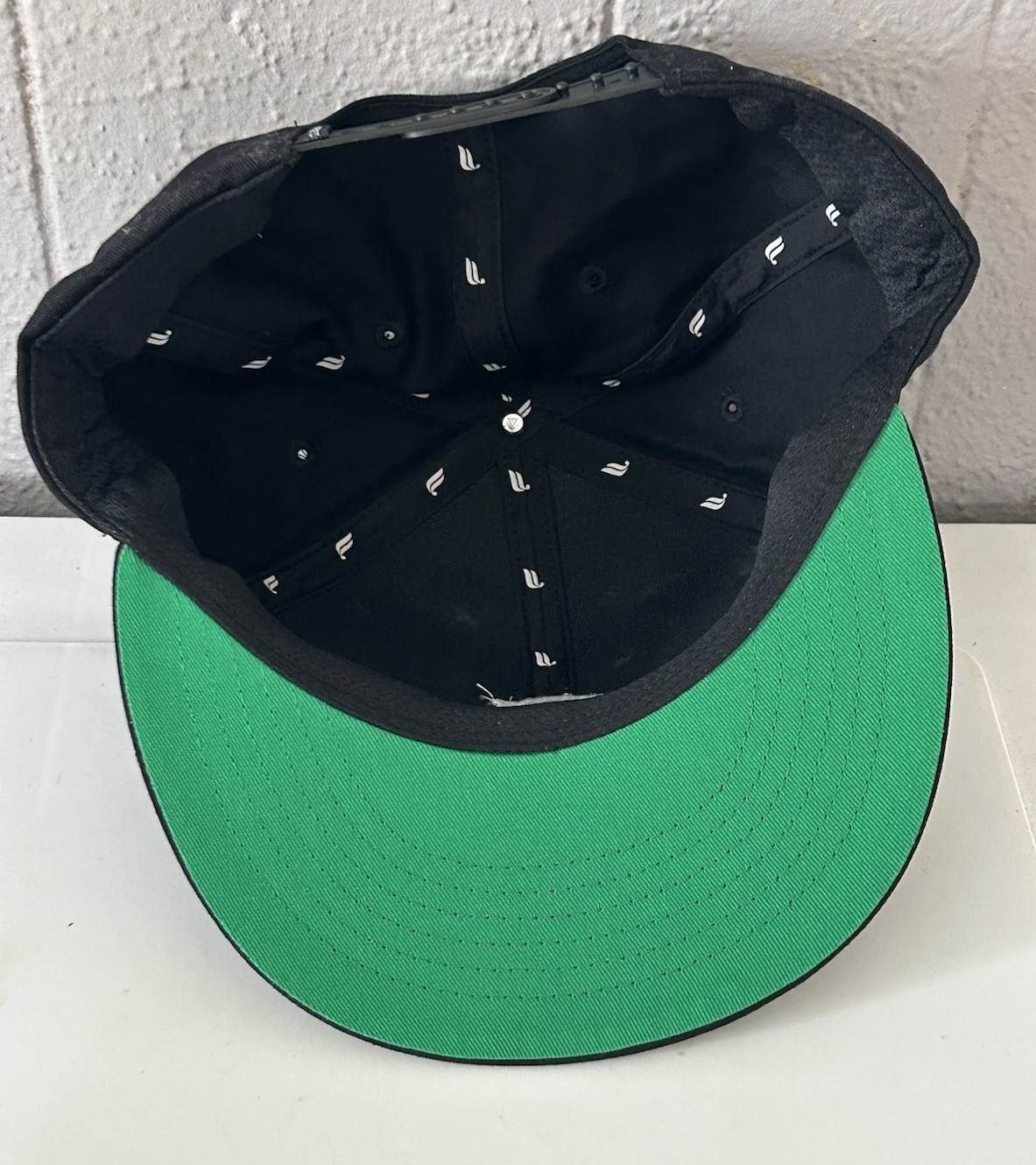 Fabletics Hat Cap Snap Back Trucker Black White M… - image 2