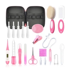 Baby Healthcare and Grooming Kit, 21 in 1 Portable Baby Essentials Kit with ...
