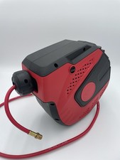 Druckluftschlauchtrommel Aufroller  Automatik 15m Schlauch 1/4" Abroller 18 bar