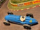 VINTAGE DINKY TOYS #23K TALBOT LAGO RACER BLUE ORIGINAL VG COND