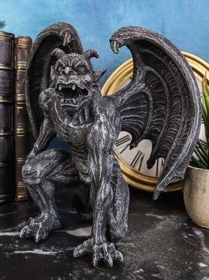 Gothic Creature Short Horned Gargoyle Statue Desktop 6.5