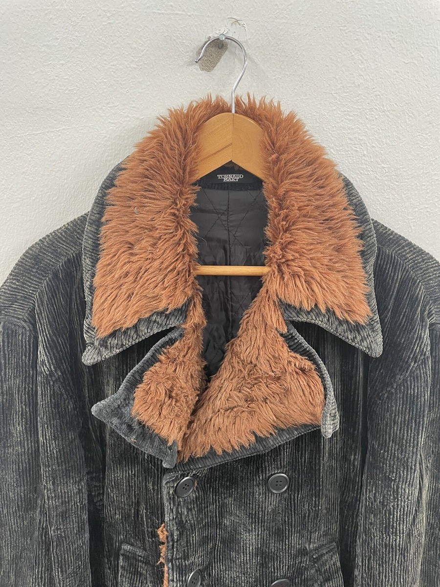 TORNADO MART JAPAN CORDUROY DOUBLE COLLAR SHERPA JACKET | eBay