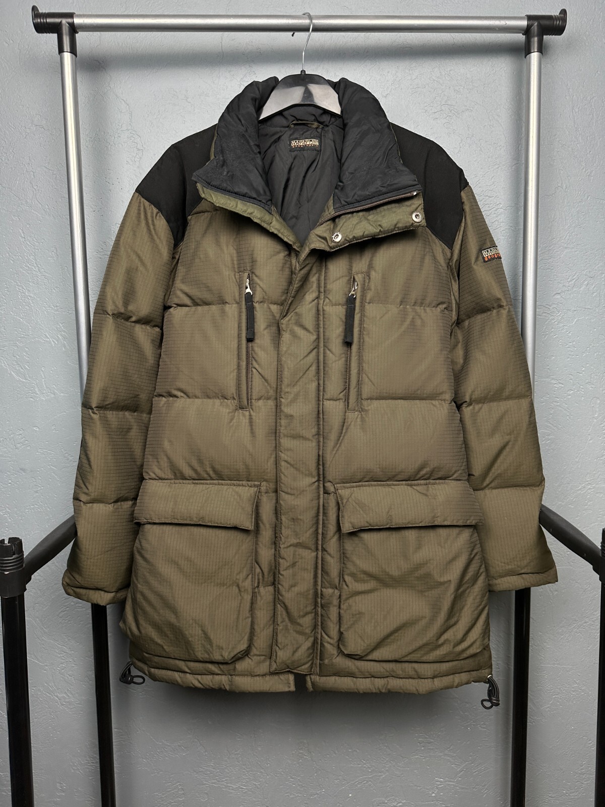 Napapijri Vintage Mens Puffer Jacket Size M