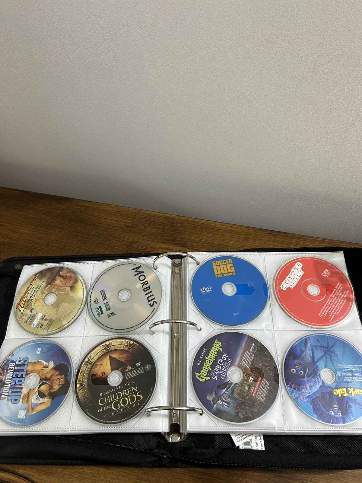 Lot of 117 Movies DVD Loose DVDs In a Zipper Case Assorted Sci Fi