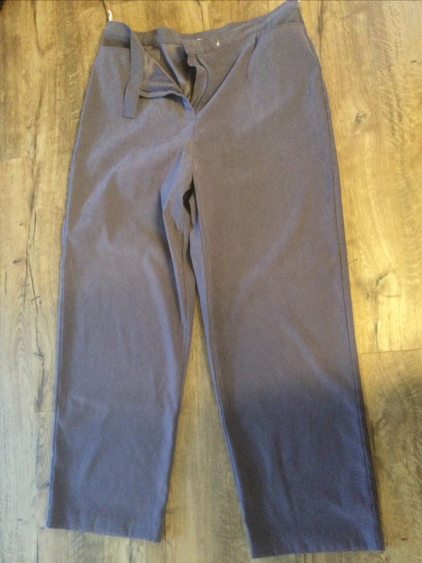 Norton McNaughton dress pants, grey, size 18