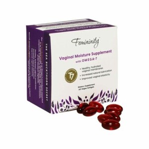 Sibu Beauty Femininity Vaginal Moisture Supplement with Omega7 - 60 Vegan Softgels