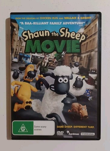 Shaun The Sheep Movie DVD GC Region 4 Family Adventure Animation Free Postage