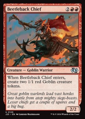 NM Beetleback Chief, MTG, Foundations Jumpstart, Magic the Gathering, 129