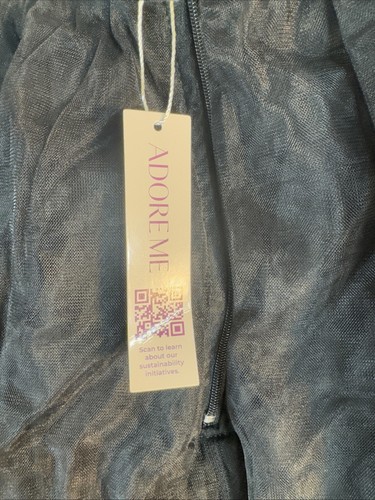 Adore Me Black Long 38" Skirt Size 2 XL NWT - Picture 8 of 11