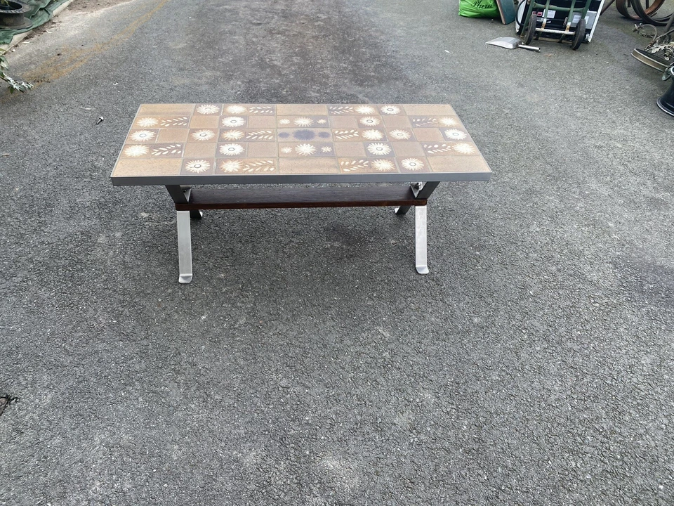 table basse ceramique vallauris  df La Fagoterie desing botanique 60/70 - Photo 3/4