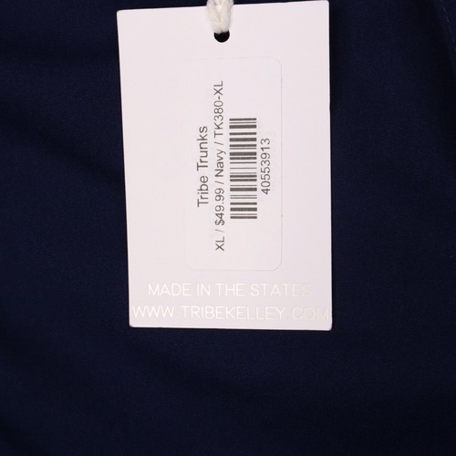 Tribe Kelley Board Shorts Swim Trunks Mens XL (34) Navy / Black Hybrid USA NEW - Picture 5 of 17