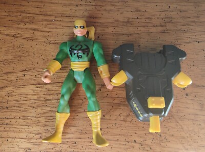 IRON FIST Marvel Ultimate Spider-Man Power Webs Dragon Disc Action Figure 2012