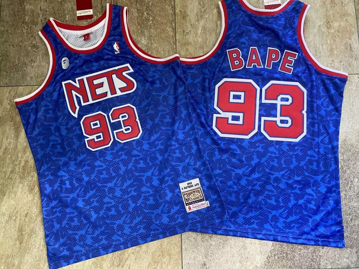 BAPE A Bathing Ape x Mitchell & Ness Brooklyn Nets BAPE A Bathing Ape x Mitchell & Ness Brooklyn Nets