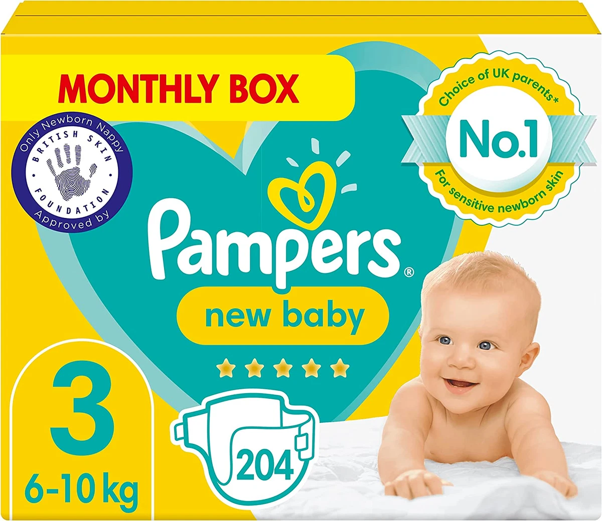 Newborn clearance pampers nappies
