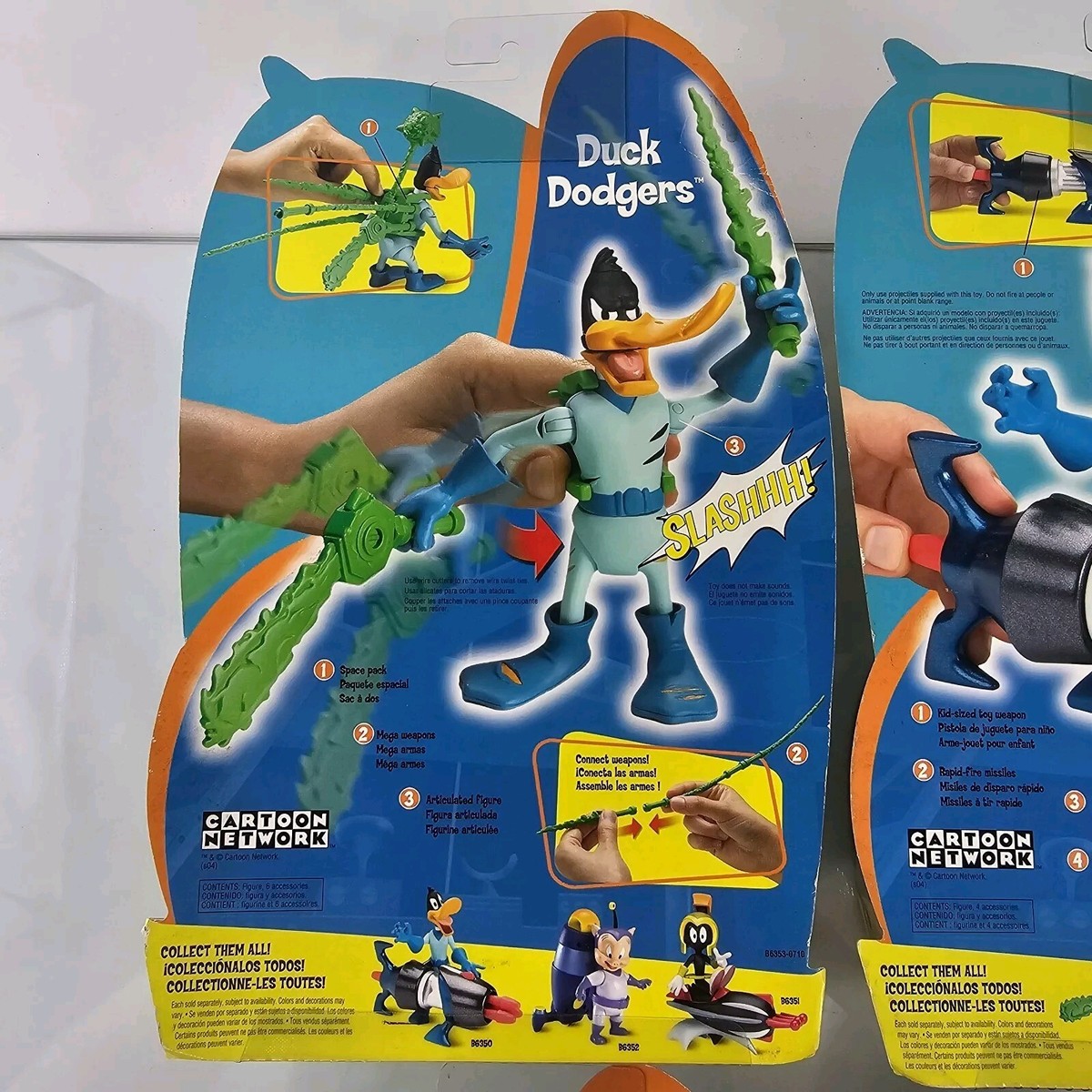 Duck Dodgers FULL SET Action Figures Marvin Martian Daffy Porky