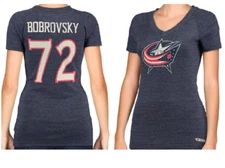 CCM NHL Columbus Blue Jackets #72 Hockey Shirt New Womens Sizes