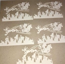 Santa's Coming Mickey Mouse Disney cardstock die cut embellishments CHRISTMAS