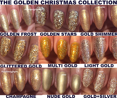 slim fit dress slacks Gold glitter Nail polish - Gold
