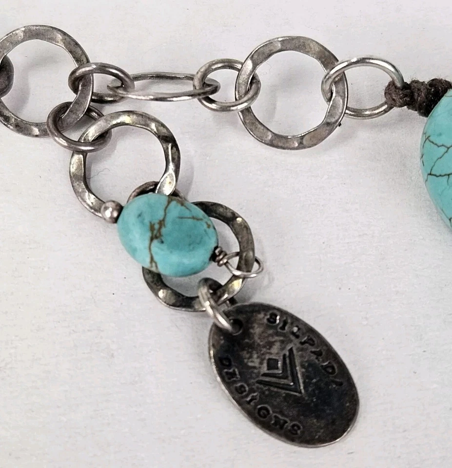 Collar Silpada Designs Turquesa, Magnasita y Howlita Foto 2 de 4