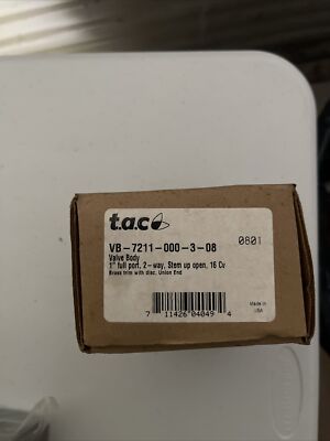 INVENSYS VB-7211-000-3-08 VALVE BODY 542772