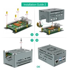 Aluminum Protective Housing Case For RPI 5 With Temperature Regulation Fan