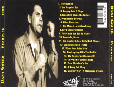DANA GOULD - FUN HOUSE NEW CD