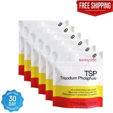 6 Lb TSP Trisodium Phosphate Heavy Duty Cleaner Dirt Removal Resealable Pouches