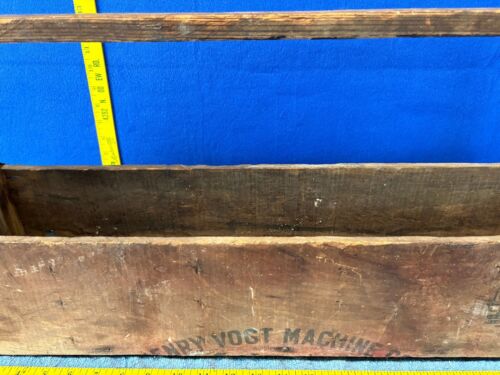Antique Primitive Carpenters Wooden Tool Box Caddy - Picture 3 of 22