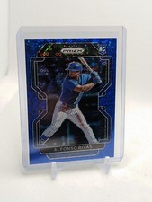 2022 Panini Prizm Alfonso Rivas Tier II Blue Donut Circles Prizm Rookie /199